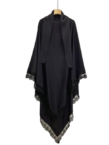 Lace Long Khimar Hijab