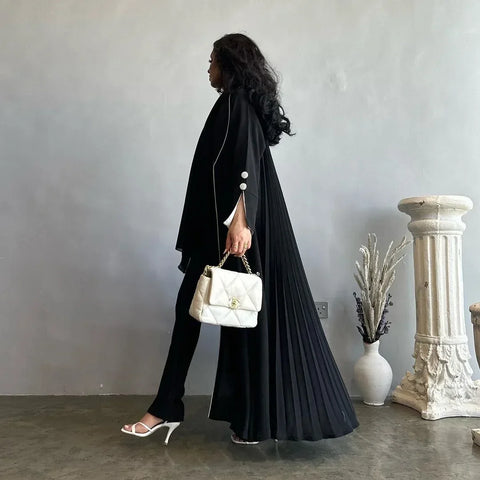 Party Dresses Jalabiya pleated abayas