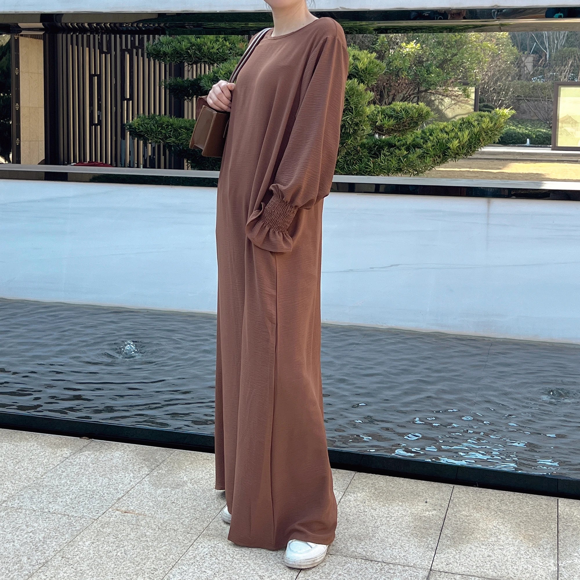 Under Abaya Inner Long Slip Dress